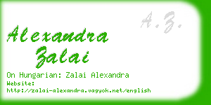 alexandra zalai business card